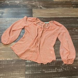 Pleione | women’s dot blouse